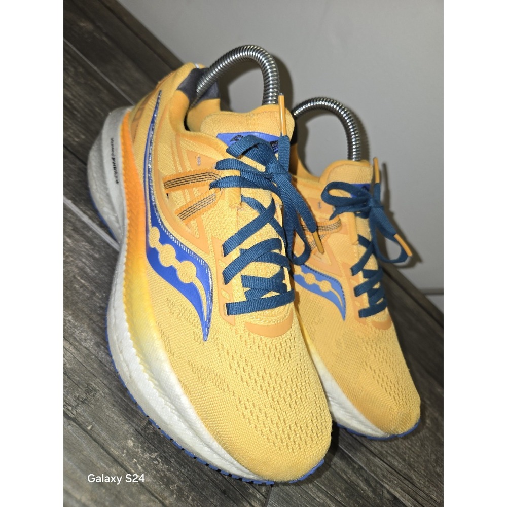 Saucony Triumph 20 Running Women's Size 6.5  Yellow/Blue